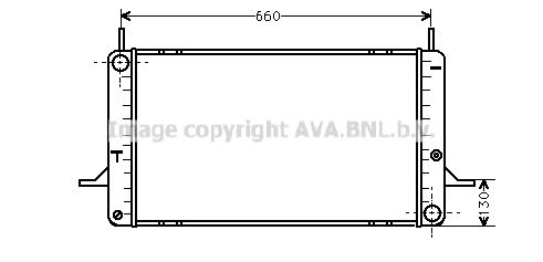 AVA QUALITY COOLING radiatorius, variklio aušinimas FDA2106